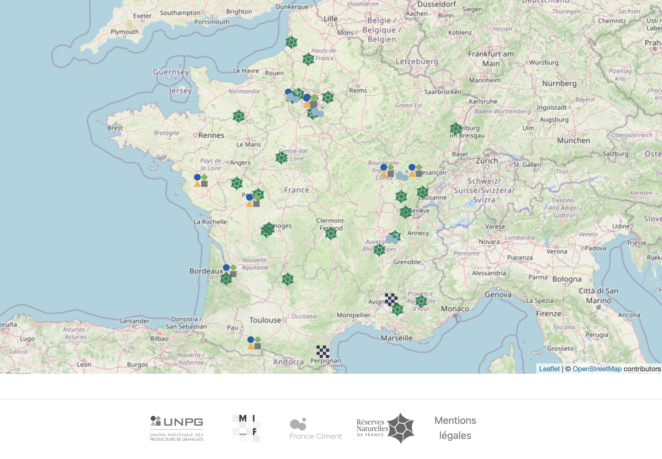 MI-F - Annuaire partagé UNPG, MI-F, Ciment France, RNF